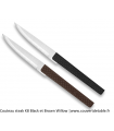 Couteau Steak K8 Black & Brown Willow